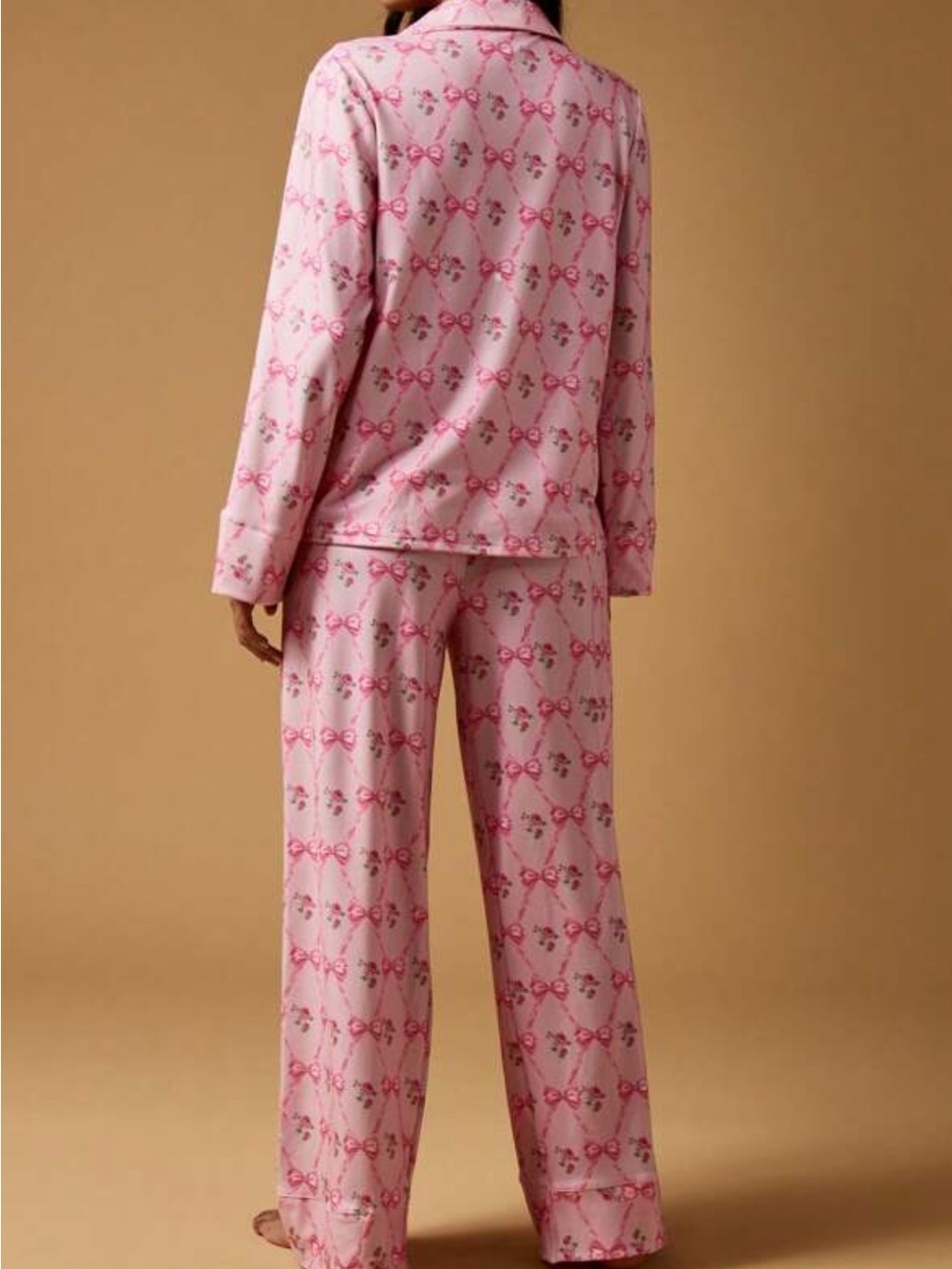 🆕💖Missguided Bow Button Down PJ Set - Picture 3 of 6